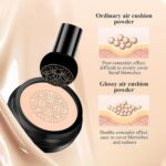 Air Cushion CC Cream - Moisturizing BB Cream Foundation, Long-Lasting Waterproof New Mushroom Head Cushion Foundation Concealer for Even Skin Tone (Buff Beige, 1 PCS) - Image 10