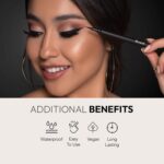 Araceli Beauty Liquid Eyeliner - Water Resistant Long-Lasting Eyeliner Pen - Precision Liquid Eye Liner with Smudge-Proof Formula - Easy Glide & Quick Dry - Perfect for Cat Eye & Winged Looks - Black - Image 7