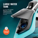 PurSteam SteamTech Elite 1750W Steam Iron, Digital Temp Control & LED Display, Ceramic Soleplate, Adjustable Steam, Self-Clean, Anti-Calc, Anti-Drip, Auto Shut-Off - Image 10