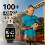 Spade & Co Health Smartwatch 4 - Smartwatch for Men & Women, Heart Rate, Sleep & SpO2 Monitor, Pedometer, Fitness Tracker, Answer/Make Calls IP68 Waterproof iOS & Android Compatible - Image 4