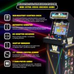 Arcade Classics WWE Ultra Series Game Machine w/ 17" Liquid Crystal Screen & 5 Games - Classic Indoor Cabinet Console for Home and Basement Gaming - Image 4