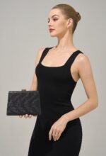 CHUNLI Clutch Purses for Women, Sparkly Evening Bag with Detachable Chain for Weddings, Proms, Formal and Parties - Image 4