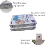 Disposable Diaper Bag for Baby, Diaper Sacks Cover the Incontinence Odor Really, Fresh Light Baby Powder Faint Scent, 540 Counts 180 Bags, Blue - Image 3