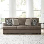 Signature Design by Ashley Stonemeade Casual Sofa with 4 Toss Pillows, Dark Brown - Image 3