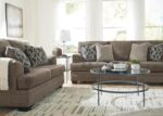 Signature Design by Ashley Stonemeade Casual Sofa with 4 Toss Pillows, Dark Brown - Image 15