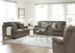 Signature Design by Ashley Stonemeade Casual Sofa with 4 Toss Pillows, Dark Brown - Image 19