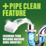 Green Gobbler Premium Washing Machine Cleaner & Deodorizer Tablets with Pipe, Drain & Hose Clean Technology | Front & Top Load Washers | 28 Count - Image 4