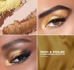 Morphe Rich & Foiled Artistry Palette - Foil-Effect Eyeshadow Palette with Matte, Shimmer & Foil Finishes - Brown & Gold Eyeshadow with Luminous Payoff - Gold Seeker (0.35 oz) - Image 4