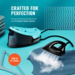 Pursteam Steam Station Max Ceramic Soleplate Steam Iron for Clothes 1500W, 50.7oz Removable Water Tank, Fast Heat Up Self-Clean, Auto Shut-Off, Professional Iron Steamer for Ironing - Image 3