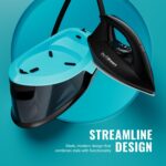 Pursteam Steam Station Max Ceramic Soleplate Steam Iron for Clothes 1500W, 50.7oz Removable Water Tank, Fast Heat Up Self-Clean, Auto Shut-Off, Professional Iron Steamer for Ironing - Image 9