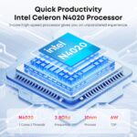 CHUWI Laptop Computer 15.6'', 256GB SSD 8GB DDR4, Windows 11 Business Laptop with Intel Celeron CPU, 2K FHD Display, TF Card, WiFi, Bluetooth, HDMI, Type-C, 38Wh Battery, Grey (Herobook Plus) - Image 6