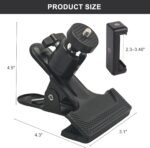 Smart Guitar Headphone Holder Mount,Universal Guitar Accessories for Live Broadcast,Teaching,Recording, Compatible for iPhone and Android Phones,Fits Electric Guitar,Bass,Ukulele - Image 3