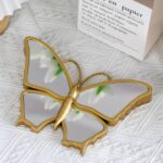 Decorative Butterfly Wall Mirror with Gold Plastic Frame (9.8 x 6.3 inch) - Image 6