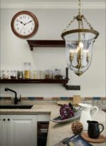 Wooden Wall Clock with Retro Design, 11 Inches Round Wall Clocks Battery Operated Silent Non-Ticking, Big Arabic Numerals, for Kitchen Living Room Classroom Gym and Pool, Brown - Image 5