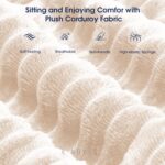 KINGYES 107'' Modular Sectional Sofa, L Shaped Cloud Couch for Living Room, Modern Boneless Sofa with Chaise for Bedroom, Beige - Image 5