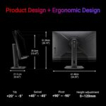 ASUS ROG Strix 27” 1440P USB-C HDR Gaming Monitor (XG27ACMS) – QHD (2560 x 1440), 320Hz, 0.3ms, Fast IPS, Extreme Low Motion Blur Sync, G-SYNC Compatible, DisplayWidget, Tripod Socket, 3 yr Warranty - Image 7