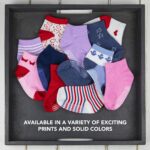 Debra Weitzner Toddler Socks With Grips - 12 Pairs Crew Cotton Grip Socks for Baby Boys Girls Infant's and Kids 6-M - 7 years - Image 7