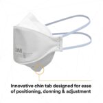 3M Aura Particulate Respirator 9205+, N95, Pack of 20 Disposable Respirators, Individually Wrapped, 3 Panel Flat Fold Design Allows for Facial Movements, Comfortable, NIOSH Approved, Smoke - Image 4