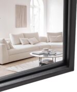 Suidia Wall Mirror, 30" x 40" Window Decorative Mirrors, Metal Framed Wall Decor Wall-Mounted Mirrors for Bedroom, Living Room, Entryway, Black - Image 6
