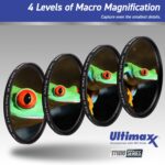 Ultimaxx 55MM Complete Lens Filter Accessory Kit with 55MM 2.2X Telephoto, .43x Wide Angle/Macro Lenses, 4PC Close Up Filter Set & More Designed for All DSLR Cameras - Image 5