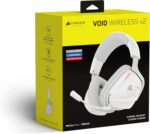 Corsair Void v2 Wireless Gaming Headset with Bluetooth for PC, PS5, PS4, Switch, Mobile – Dolby Atmos, 70 Hr Battery, Dual Wireless, Lightweight, Fast Charging – White - Image 10