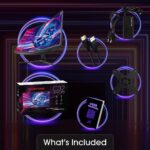 Sceptre 32-inch Curved Gaming Monitor Overdrive up to 240Hz DisplayPort 165Hz 144Hz HDMI AMD FreeSync Build-in Speakers, Machine Black (C325B-185RD) - Image 9