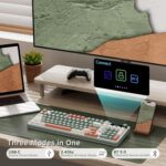 RK ROYAL KLUDGE S98 Mechanical Keyboard w/Smart Display & Knob, Top Mount 96% Wireless Mechanical Keyboard BT/2.4G/USB-C, Hot Swappable, Software Support, Creamy Sounding, 98 Keys - Image 3