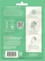 Burt's Bees Refreshing Sheet Face Mask with Cucumber, Pack of 6 - Image 7