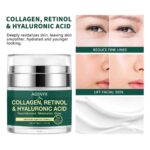 Collagen, Retinol & Hyaluronic Acid Cream – Anti Aging Face & Neck Moisturizer for Women & Men, Day & Night Facial Cream for Wrinkles, Firming, and Hydrating Skin Care 1.7 fl.oz - Image 6