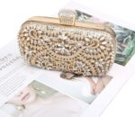 Womens Sparkly Rhinestone Crystal Clutch Bag Glitter Sequin Bridal Purse Evening Handbag for Wedding Party Prom - Image 8