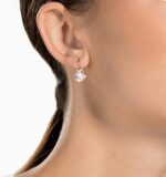 Swarovski Bella V Crystal Earrings, Grey, Yellow, Clear, Rose Color Crystals, Part of the Swarovski Bella V Collection - Image 3