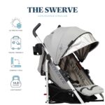 Baby Delight | Swerve Stroller | Lightweight | for Travel & Everyday | Multi-Position Recline | Compact Fold | Extra Storage | Grey - Image 4