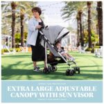 Baby Delight | Swerve Stroller | Lightweight | for Travel & Everyday | Multi-Position Recline | Compact Fold | Extra Storage | Grey - Image 7