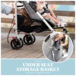 Baby Delight | Swerve Stroller | Lightweight | for Travel & Everyday | Multi-Position Recline | Compact Fold | Extra Storage | Grey - Image 9