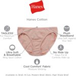 Hanes Women's Brief Panties Pack, Classic Cotton Brief Underwear, 6-pack (Retired, Colors May Vary) - Image 6