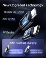 DreamBee Retractable Car Charger,66W 4 in 1 Super Fast Charge Car Phone Charger,Gifts for Men Women Car Truck Accessories for iPhone 17/16/15/14/13 Pro Max XR,iPad,Samsung,Pixel - Image 5