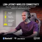 Corsair HS55 Wireless Multiplatform Lightweight Gaming Headset with Bluetooth - Dolby 7.1 Surround Sound - iCUE Compatible - PC, PS5, PS4, Nintendo Switch, Mobile - Black - Image 3