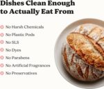 Pronounce Dishwasher Detergent - Cleaner Ingredients, Fragrance Free - Ultra Concentrated Dish Soap, Cuts Grease and Grime, Dishwasher Pods Alternative (Residue-Free). (80 Loads, Unscented) - Image 4