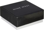 Nine West Women's Boxed Bracelet Pave Heart Stretch - Image 3