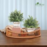 Der Rose 4 Pack Farmhouse Fake Plants Artificial Plants for Home Kitchen Office Desk Rustic Table Boho Aesthetic Room Decor Indoor - Image 5