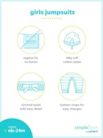 Simple Joys by Carter's baby-girls 2-pack Fashion Jumpsuits - Image 5