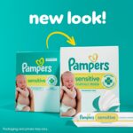 Pampers Baby Wipes Sensitive, Water Based Hypoallergenic and Unscented 504 Total (6 Flip-Top Packs) - Image 11