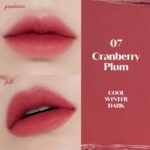 ETUDE Fixing Tint #07 Cranberry Plum (4g) | Long Lasting High Pigmented Liquid Lipstick | Waterproof Lightweight Matte Finish Lip Stain | Full Coverage | Korean Makeup, Kbeauty - Image 4