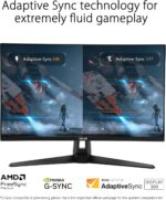 ASUS TUF Gaming 27” 1440P Monitor (VG27AQM5A) - QHD (2560x1440), 300Hz, Fast IPS, Extreme Low Motion Blur Sync, 0.3ms, Speaker, 95% DCI-P3, Shadow Boost, DisplayWidget Center, 3 yr Warranty - Image 6