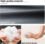 Gaming Chair with Headrest and Lumbar Support, Ergonomic High Back Office Chair, Racing Style Executive Computer Desk Chair, Leather Adjustable Swivel Task Chair for Home Office (Purple) - Image 10