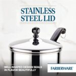 Farberware Classic Stainless Steel 2-Quart Mirror Satin Covered Saucepan, Silver - Image 4