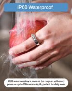 RingConn Gen 2 Air, Ultra-Thin AI Smart Ring, 10-Day Battery Life, Fitness/Sleep/Stress/HR Tracker for Women&Men, No App Fee for Standard Features, iOS & Android Compatible (Size 8, Dune Gold) - Image 6