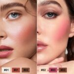 6 Colors Cream Contour Stick Makeup Kit,Shades and Highlighter,Blush and Bronzer Contour Stick for Sculpt the Cheeks,Long Lasting,Waterproof,Matte & Dewy Finish for Woman (SET C) - Image 3