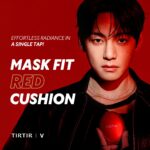 TIRTIR Mask Fit Red Cushion Foundation | Full coverage, Weightless, Skin fit, Satin Glow Finish, Korean Makeup BB Foundation, beauty, Tattoo cover up, Buildable (#24N Latte, 0.63 Fl Oz) - Image 3