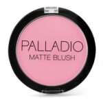 Palladio Matte Blush, Brushes onto Cheeks Smoothly, Soft Matte Look and Even Finish, Flawless Velvety Coverage, Effortless Blending Makeup, Flatters the Face, Convenient Compact, Berry Pink - Image 9